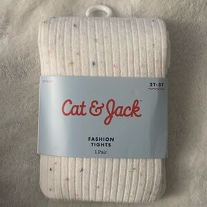 Girl white polka dot leggings